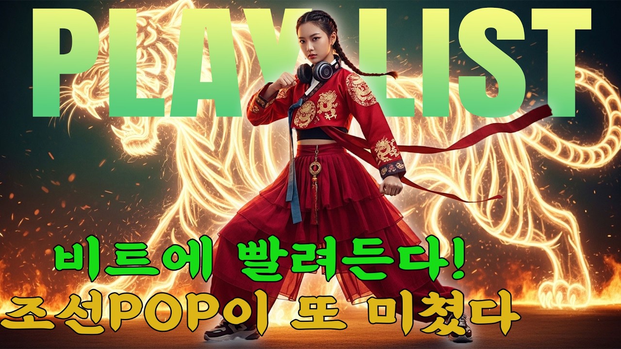 💃 하루 피로 순삭! 전통 리듬 폭발 조선POP 업템포ㅣ조선POPㅣ댄스힛트 #케데헌