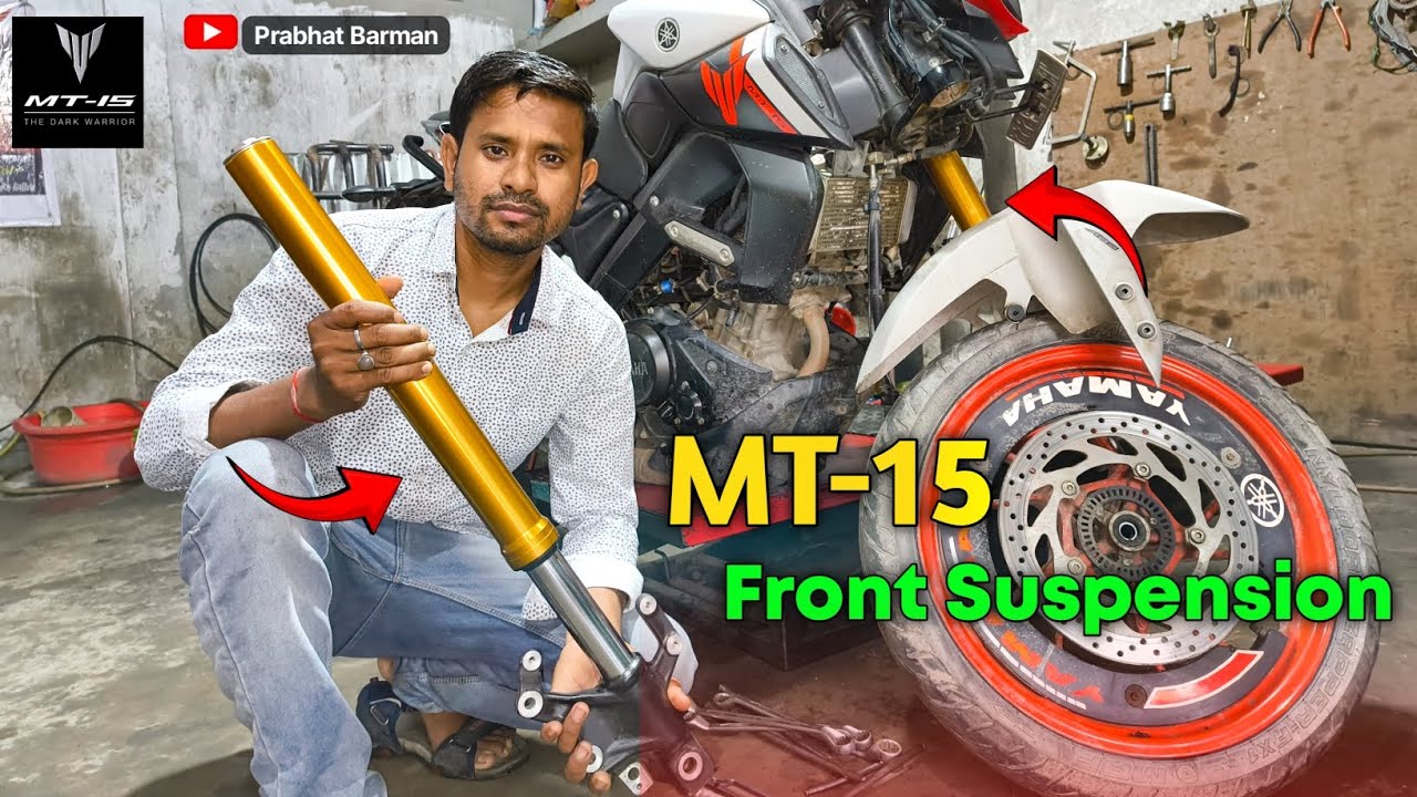 MT-15 Front Suspension Remove || How To Remove MT-15 Front Shocker