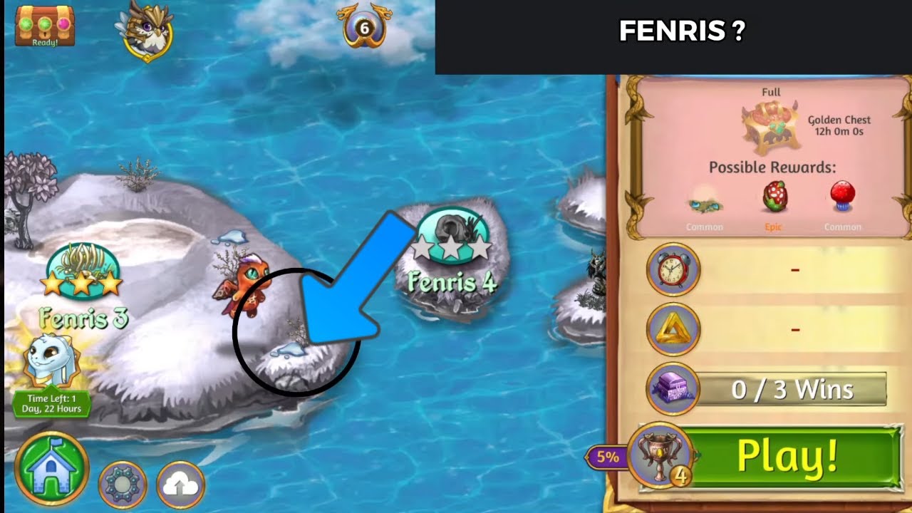 Merge Dragons | Fenris ? | Secret 1 |  3 Stars 🌟🌟🌟 | With Commentary