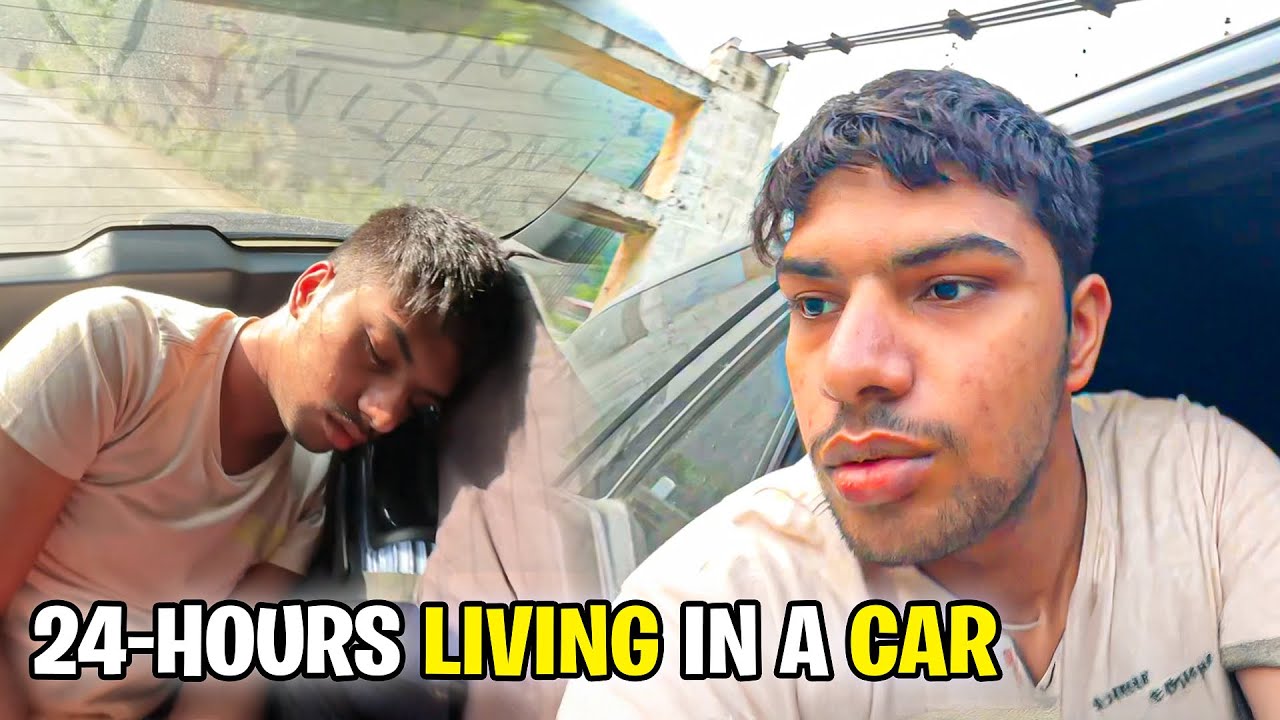 Living In A Car For 24 Hours 🚗😱 | Challenge Gone Wrong In The Mountains 🏔️