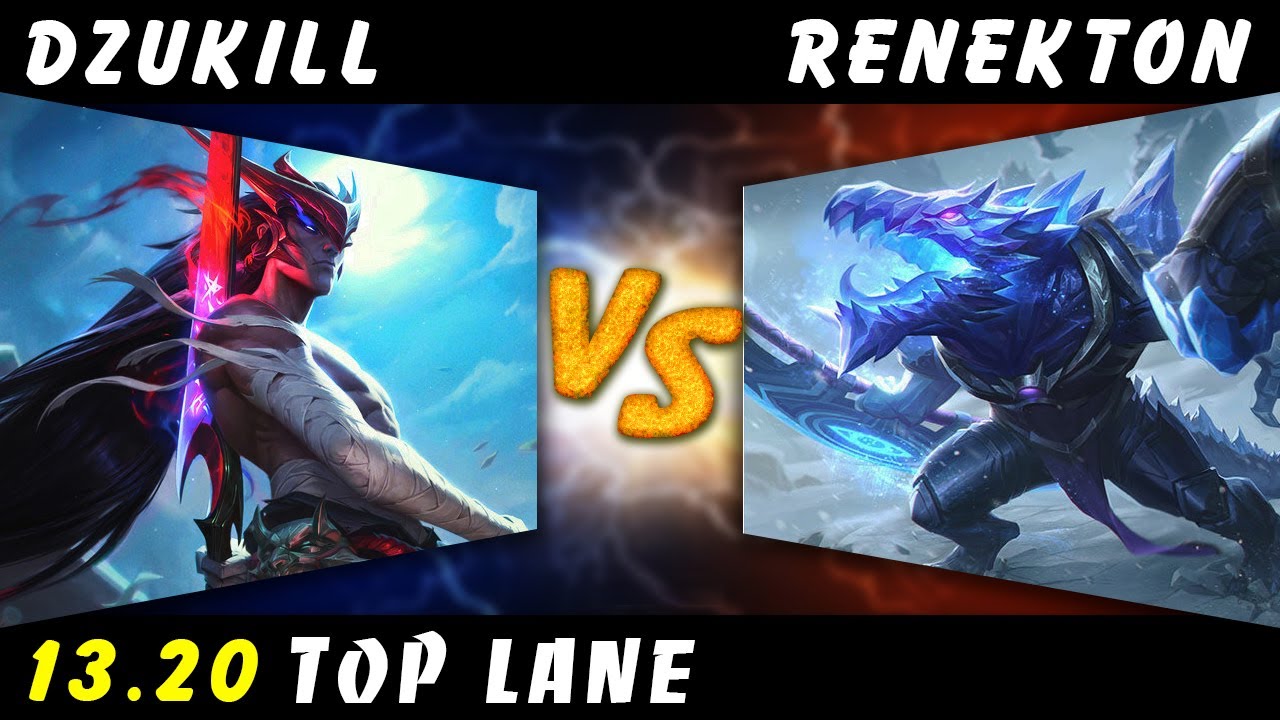 Dzukill - Yone vs Renekton TOP Patch 13.20 - Yone Gameplay
