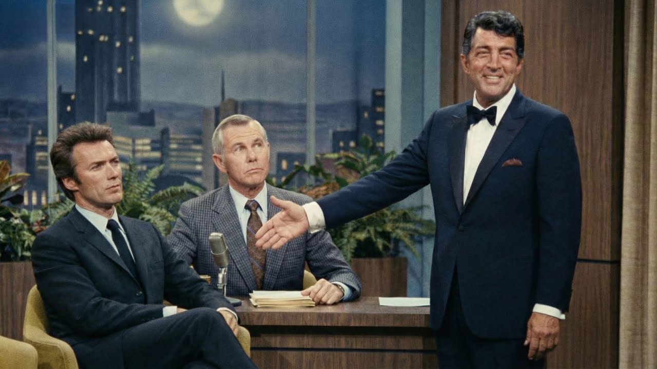 Johnny Carson Refused to Shake Dean Martin’s Hand — What Clint Eastwood Said Left the Studio Frozen!