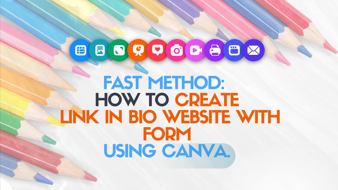 How to Create Link in Bio Website with Client Enquiry Form Using Canva