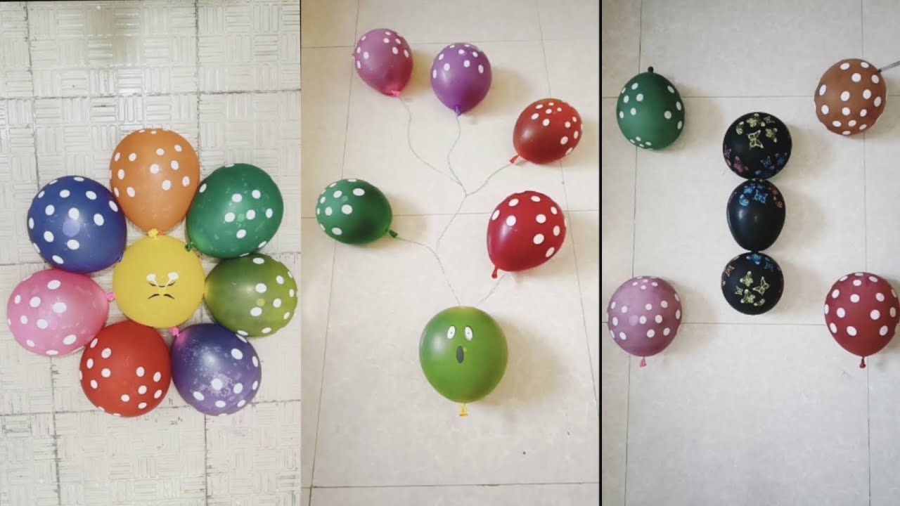 🔴🔵🟢🟢Satisfaying colorfull balloons, asmr, reverse balloon popping# venu ASMR