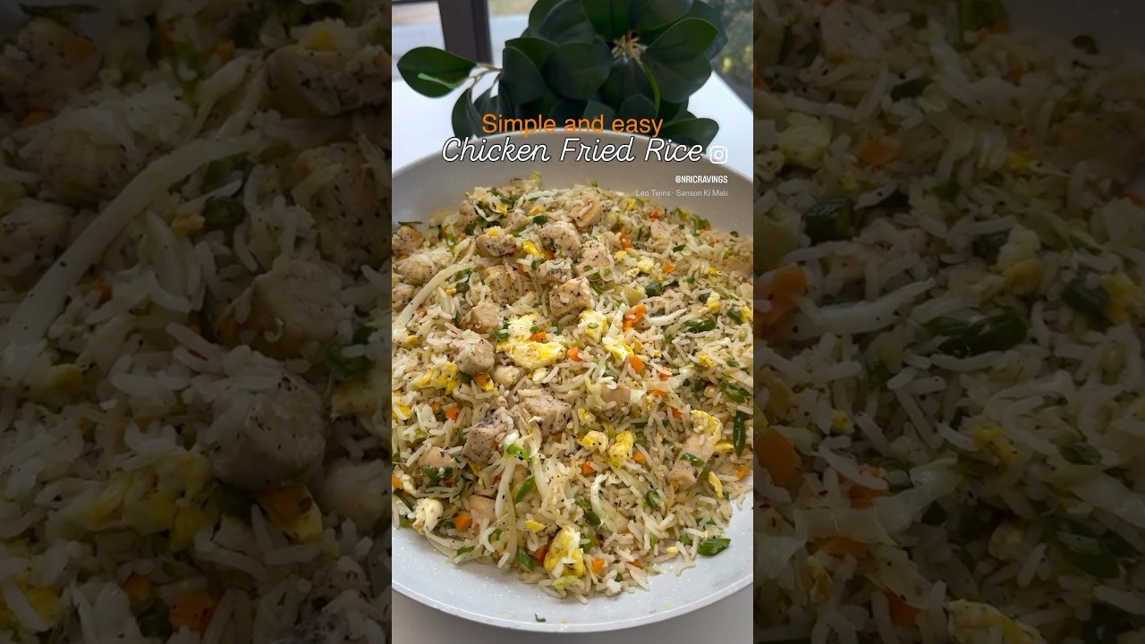 Chicken Fried Rice | Chicken Fried Rice Recipe #food #chickenreciepe #chickenfriedrice #chickenrice
