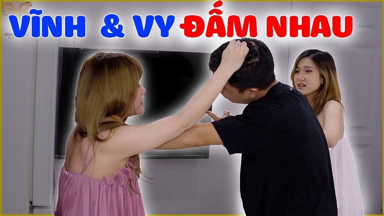 Khi Vĩnh và Vy Troll Giả Vờ Đ.ánh Nhau Vì Nhậu Say - Phương Sợ Xanh Mặt | Vĩnh Vui Vẻ.