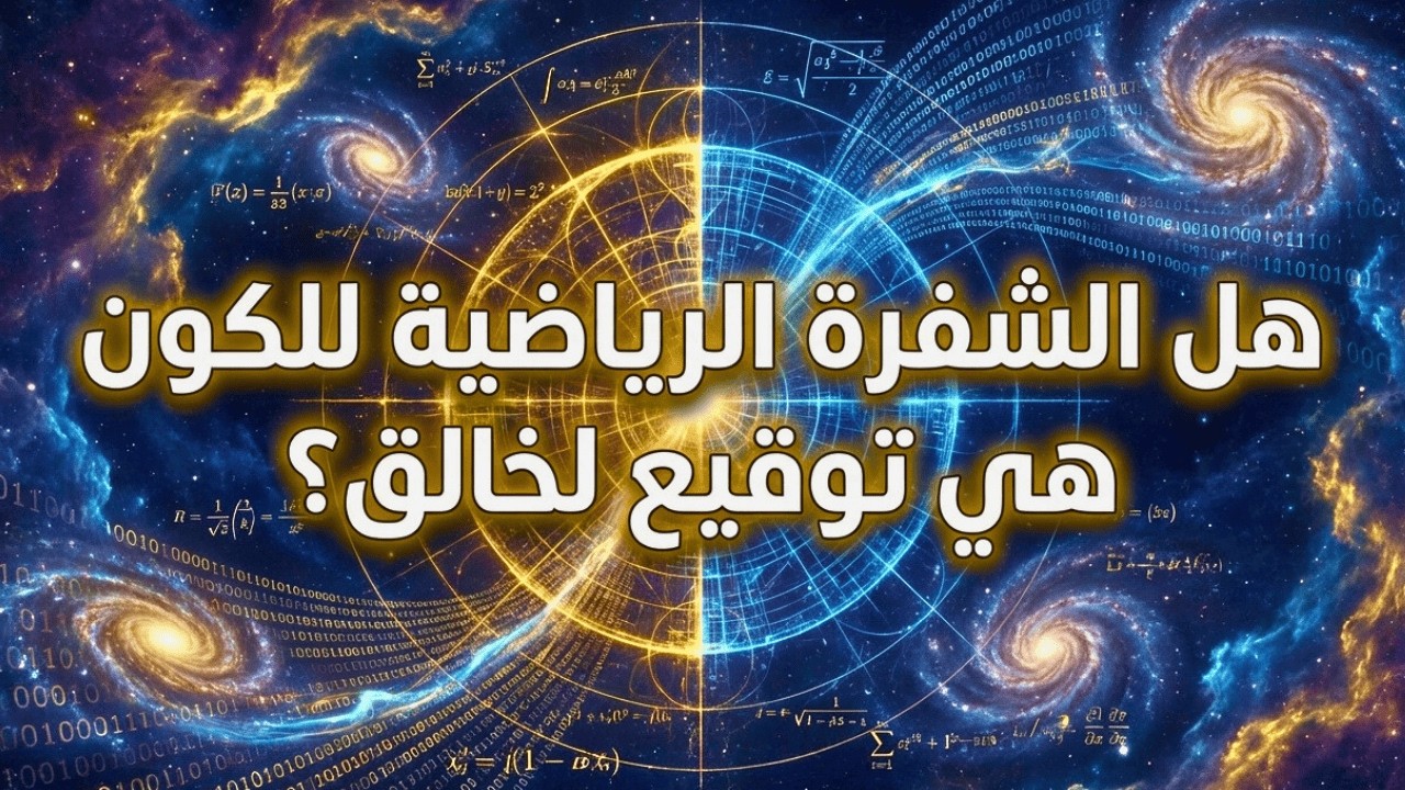 هل الشيفرة الرياضية للكون توقيع خالق؟