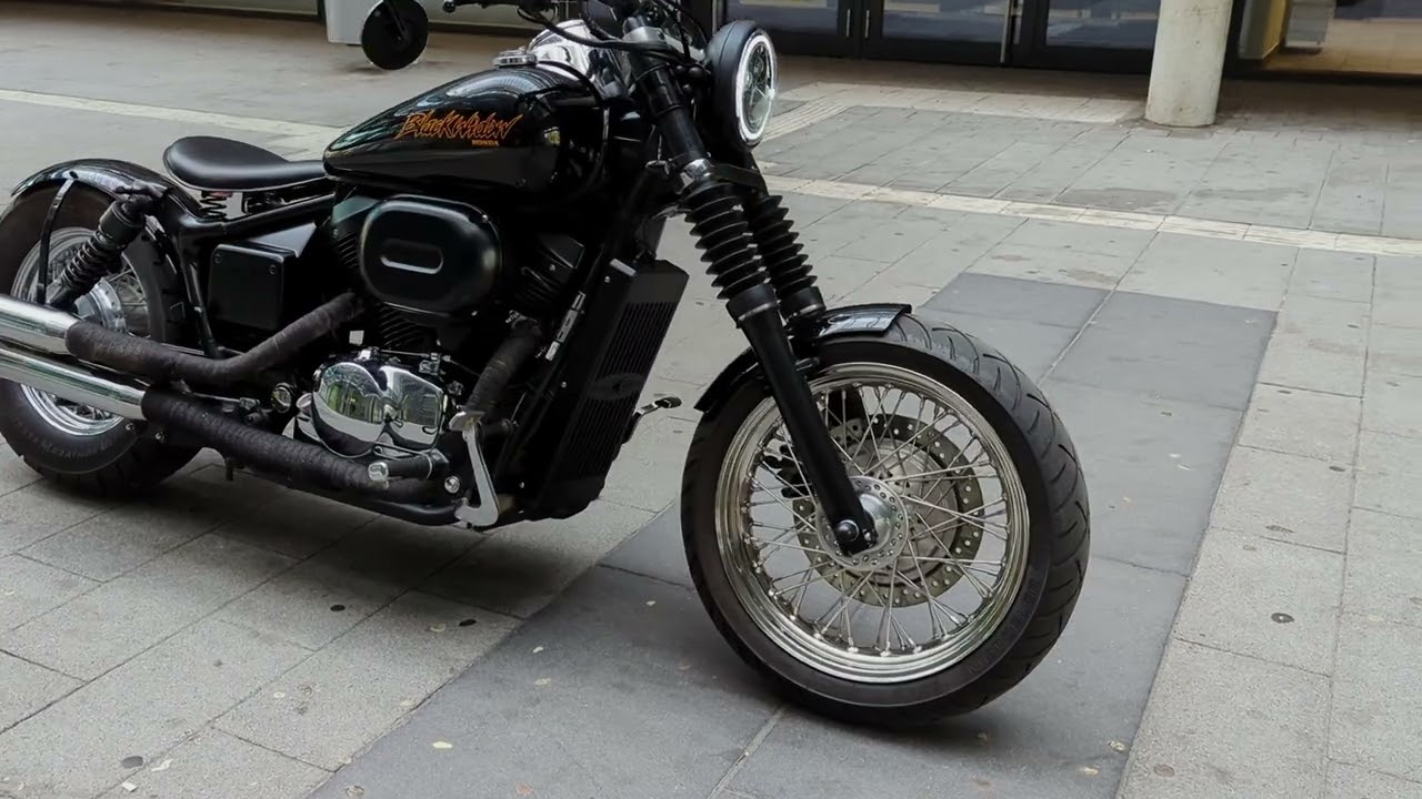 Honda Shadow VT 750 Black Widow RC 48 - Walkthrough / Short Soundcheck