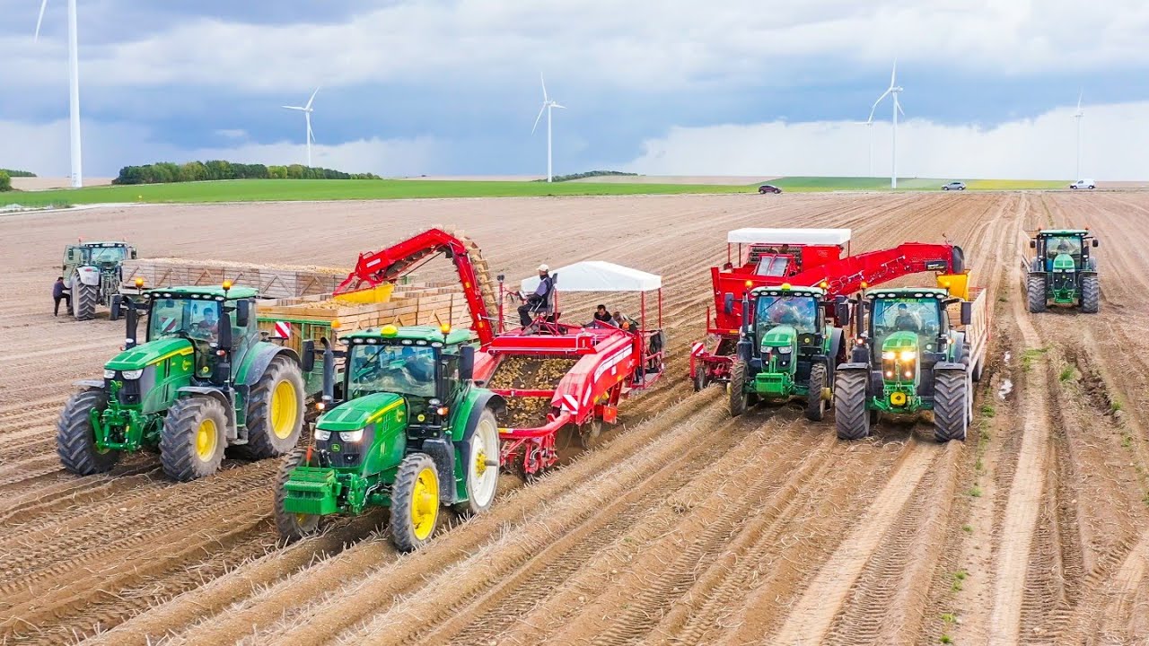 ‼️2 Nouveau 6R gen2 (2022) à l'arrachage des pdt ‼️ XXL CHANTIER🤩