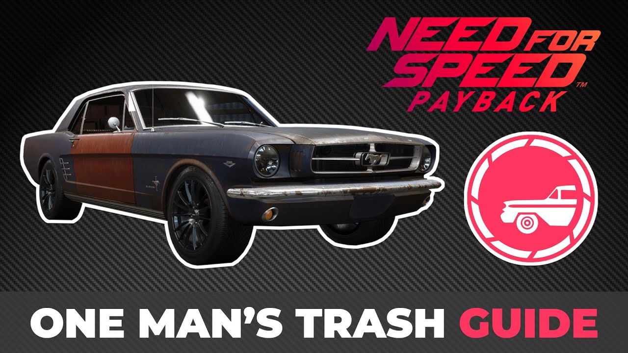 One Man's Trash Trophy Guide - Need for Speed Payback - 1965 Ford Mustang Part Locations