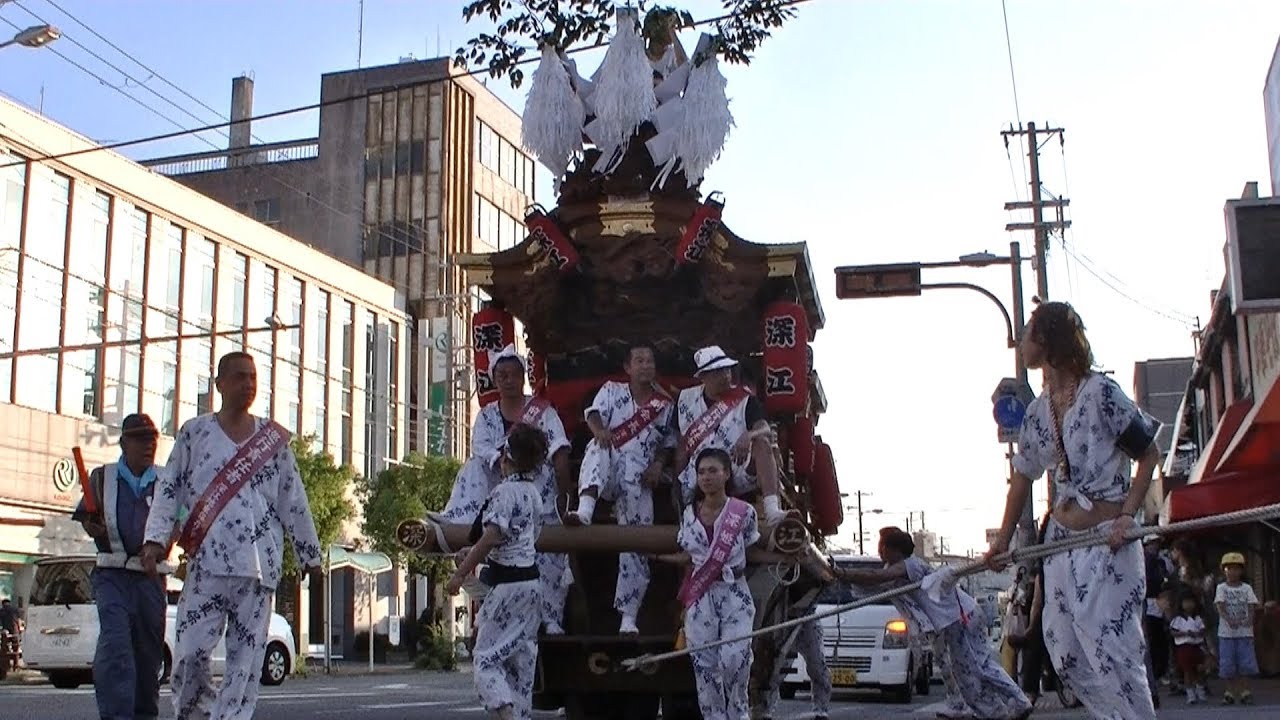 2018/8/1 東成区 深江地車 夏祭り 本宮曳行 -1-