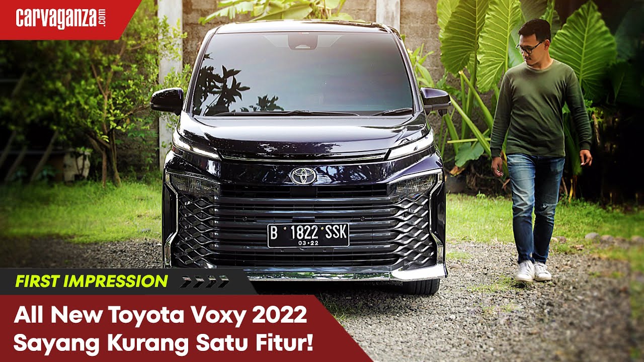Pakai Toyota Safety Sense Terbaru | All New Toyota Voxy 2022 | First Impression
