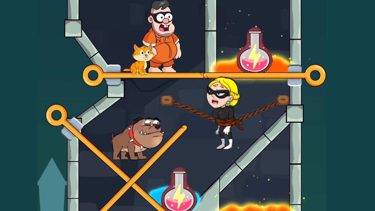 Prison Pin Rescue New Update Puzzle Spy | Pull The Pin Game