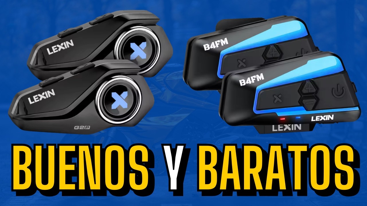 🔥 Los 7 mejores INTERCOMUNICADORES PARA MOTO BARATOS de Aliexpress [2026] Bluetooth