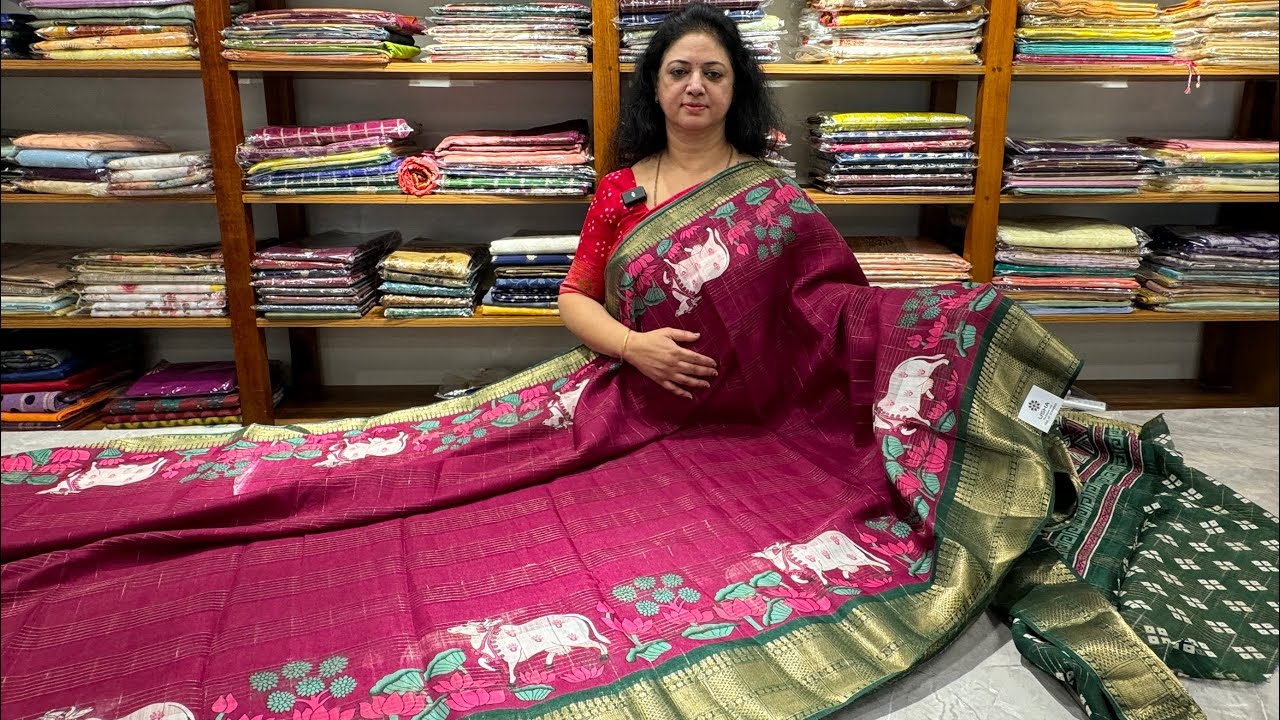 Boutique Style Sarees @ Bangalore RR Nagar Single Saree Courier Available