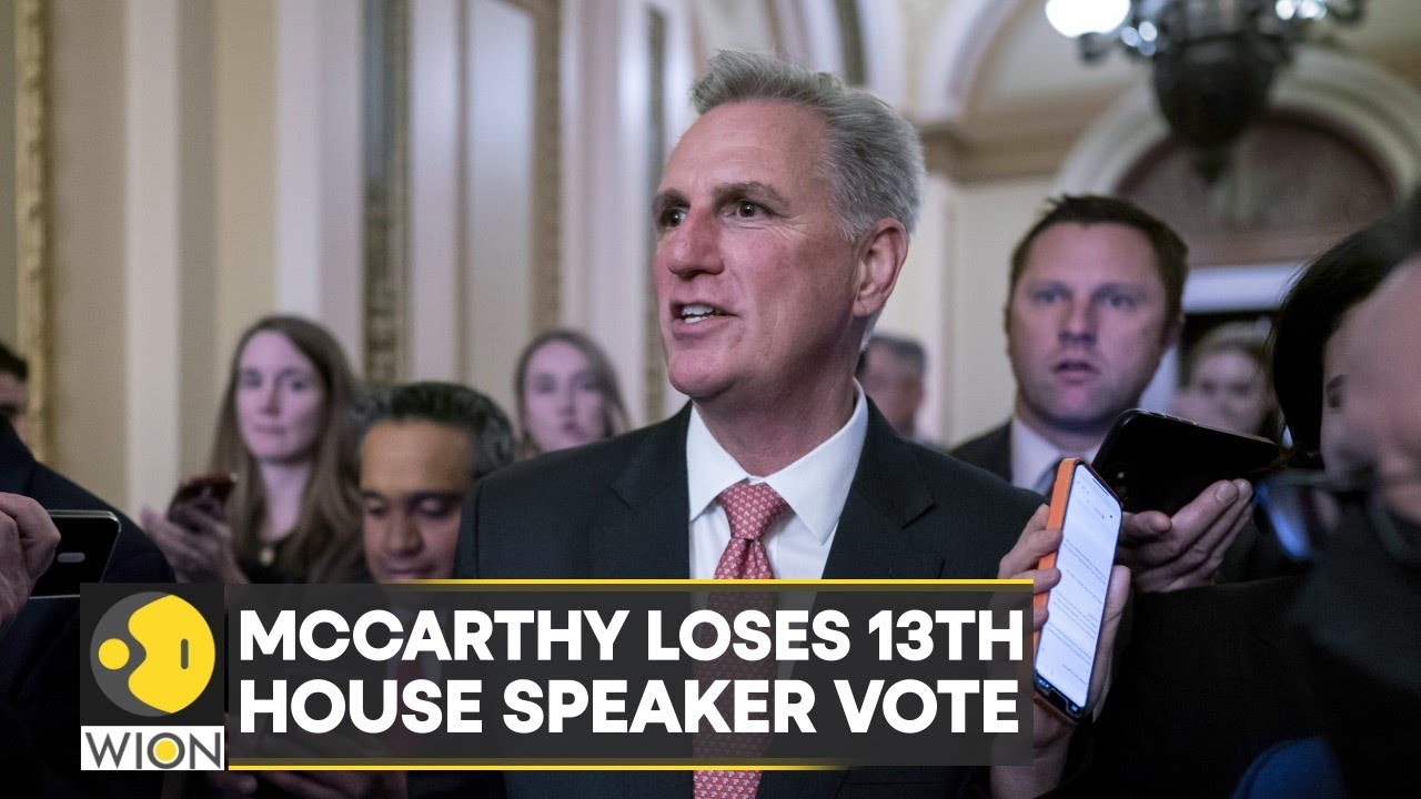 Kevin McCarthy loses 13th vote for House speaker | International News | Top News | WION