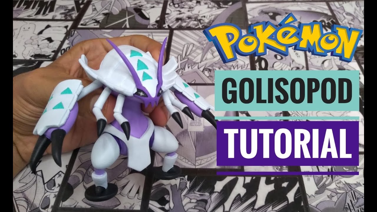 Como hacer a Golisopod Pokémon con porcelana fría o plastilina / Golisopod whit clay