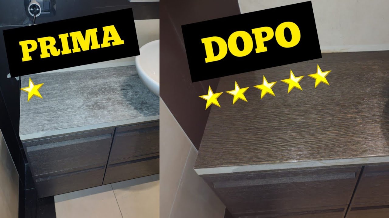 Restauro MOBILE BAGNO tutorial SEMPLICE