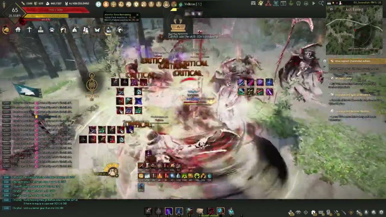BDO Dehkia 2 Ash Forest Average Succession Ninja 351 AP | 36k Trash w/Agris | 1.9B TL