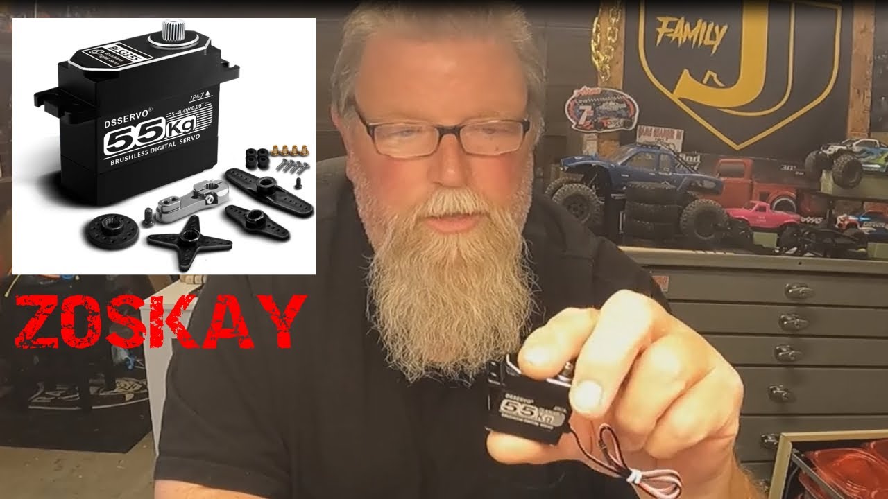 Zoskay Servo Unboxing 55Kg #crawler #servo #rclife