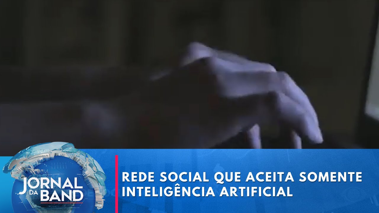 Rede social que só aceita robôs causa preocupação | Jornal da Band