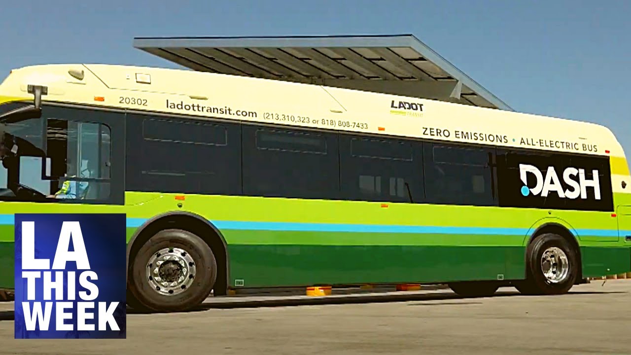 Los Angeles Department Of Transportation's Fleet of New Eco-Friendly Buses