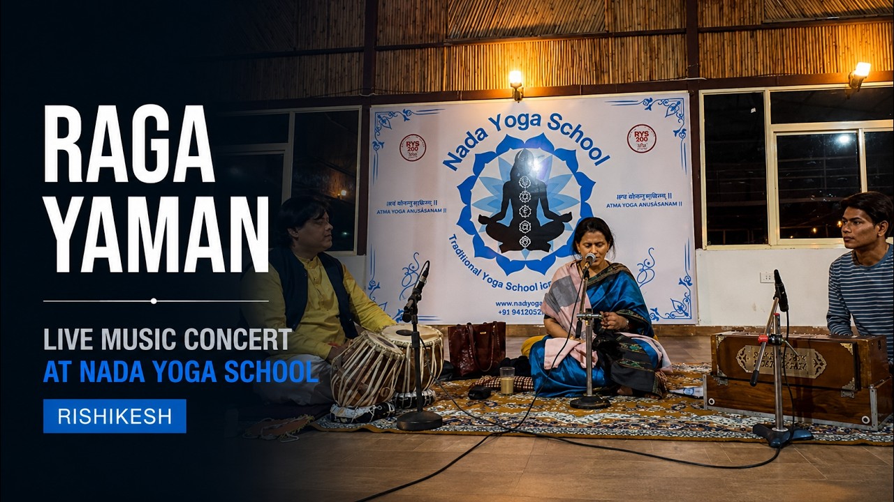 Live music concert,Raga Yaman, by Meenal Agnihotri Natu at Nada Yoga School Rishikesh