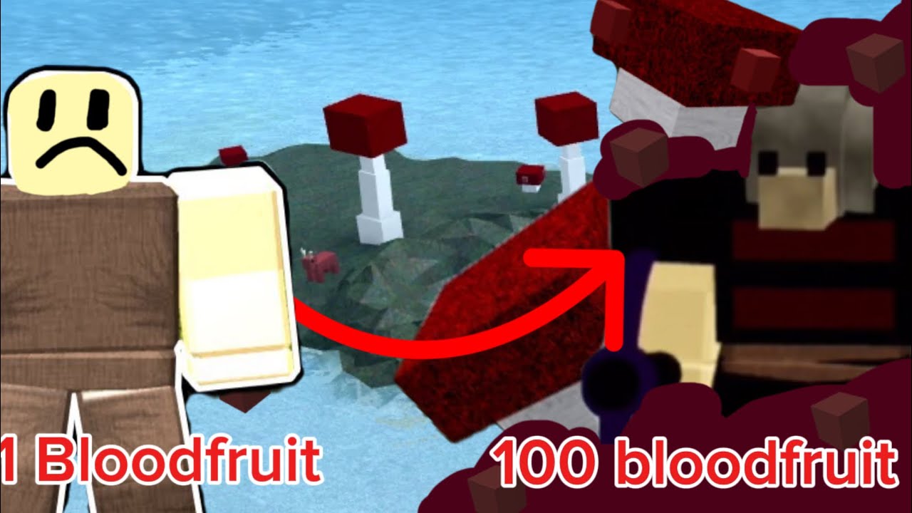 GOING FROM 1 TO 100 BLOODFRUIT!|Booga Booga reborn
