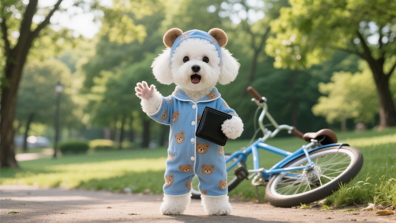 Baby puppy returned the lost wallet to its owner, making its mom dog very proud! 💸