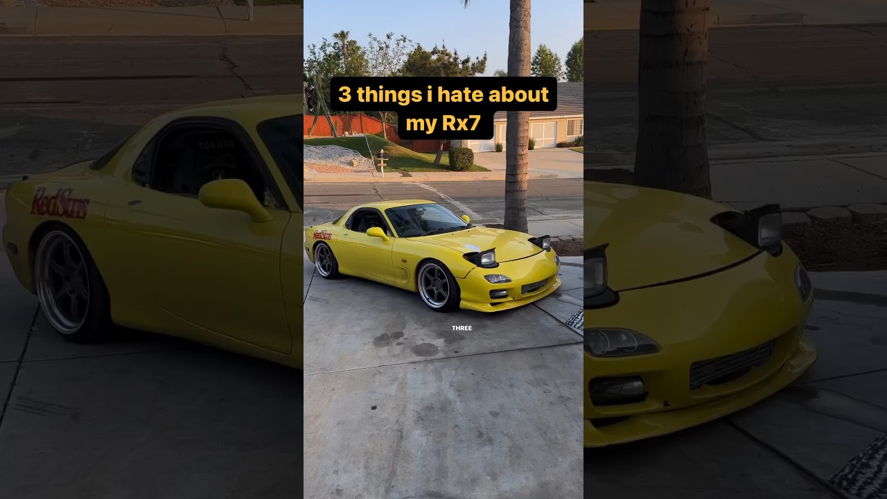 Три вещи, которые я ненавижу в своём RX7! #car #jdm #rx7 #carlover
