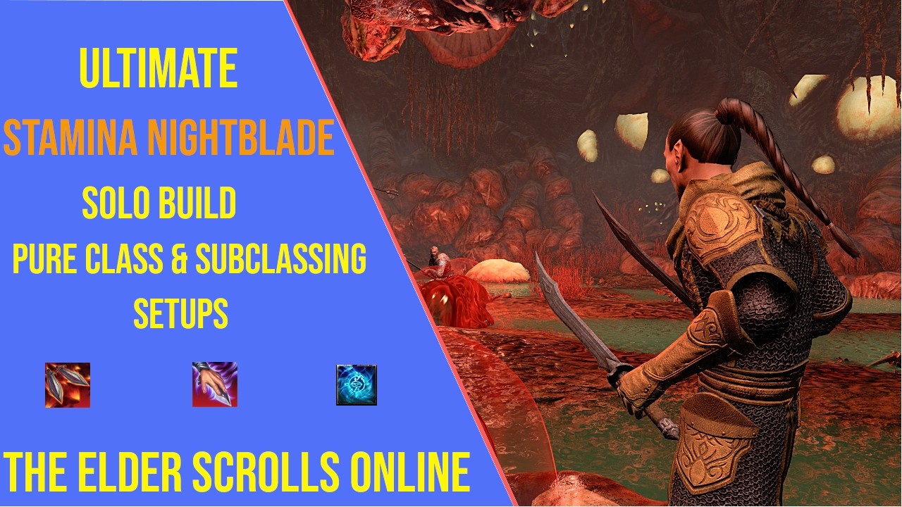 Best Stamina Nightblade Solo Build for ESO Update 49 - Pure Class and Subclassing Setups