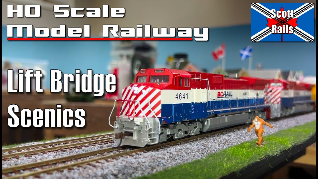 Model Railroad Lift Bridge Ballast And Grass