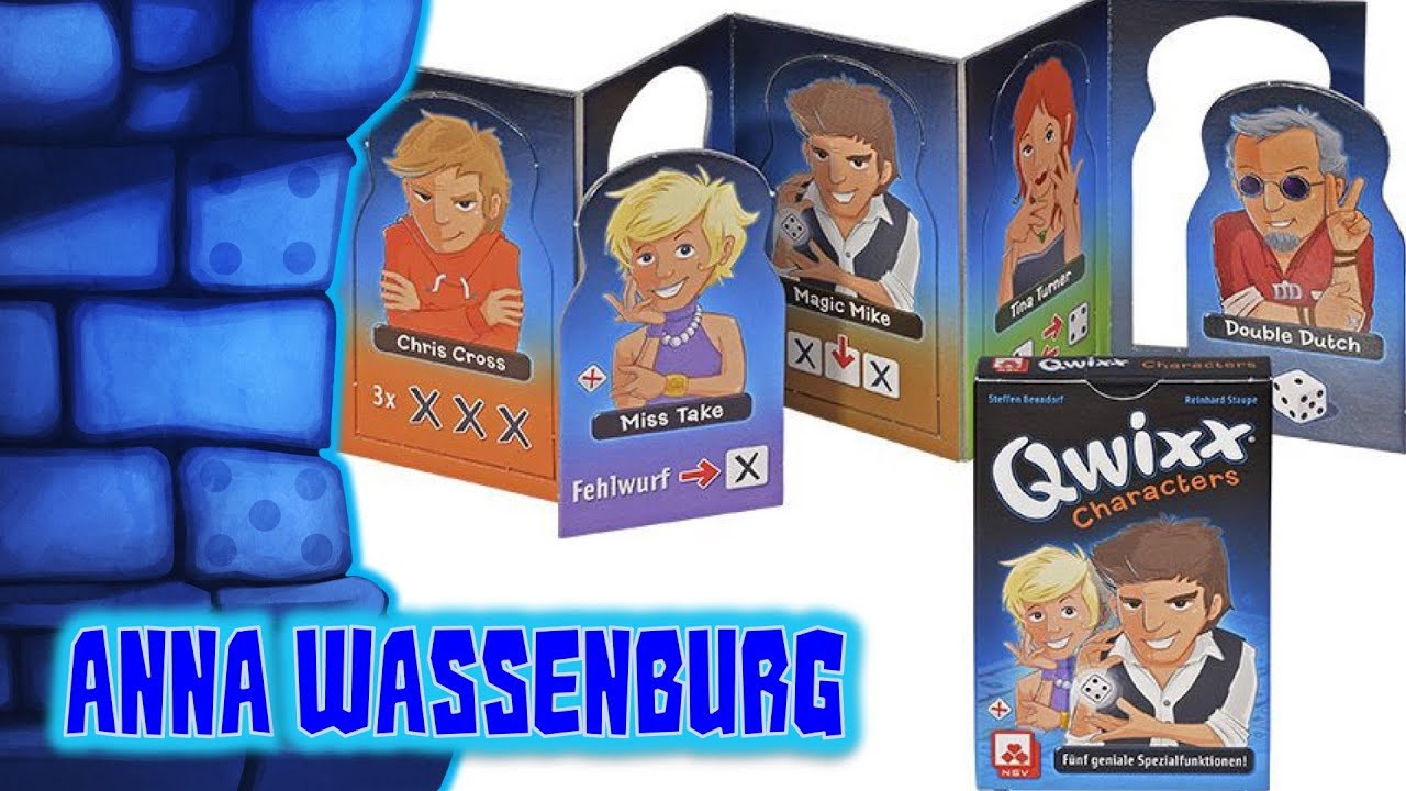 Qwixx Characters Review with Anna Wassenburg