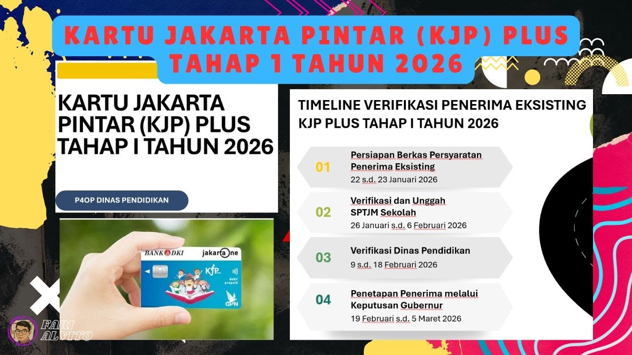 KARTU JAKARTA PINTAR PLUS TAHAP 1 TAHUN 2026 SUDAH MULAI!!!  JANGAN SAMPE TERLEWATKAN