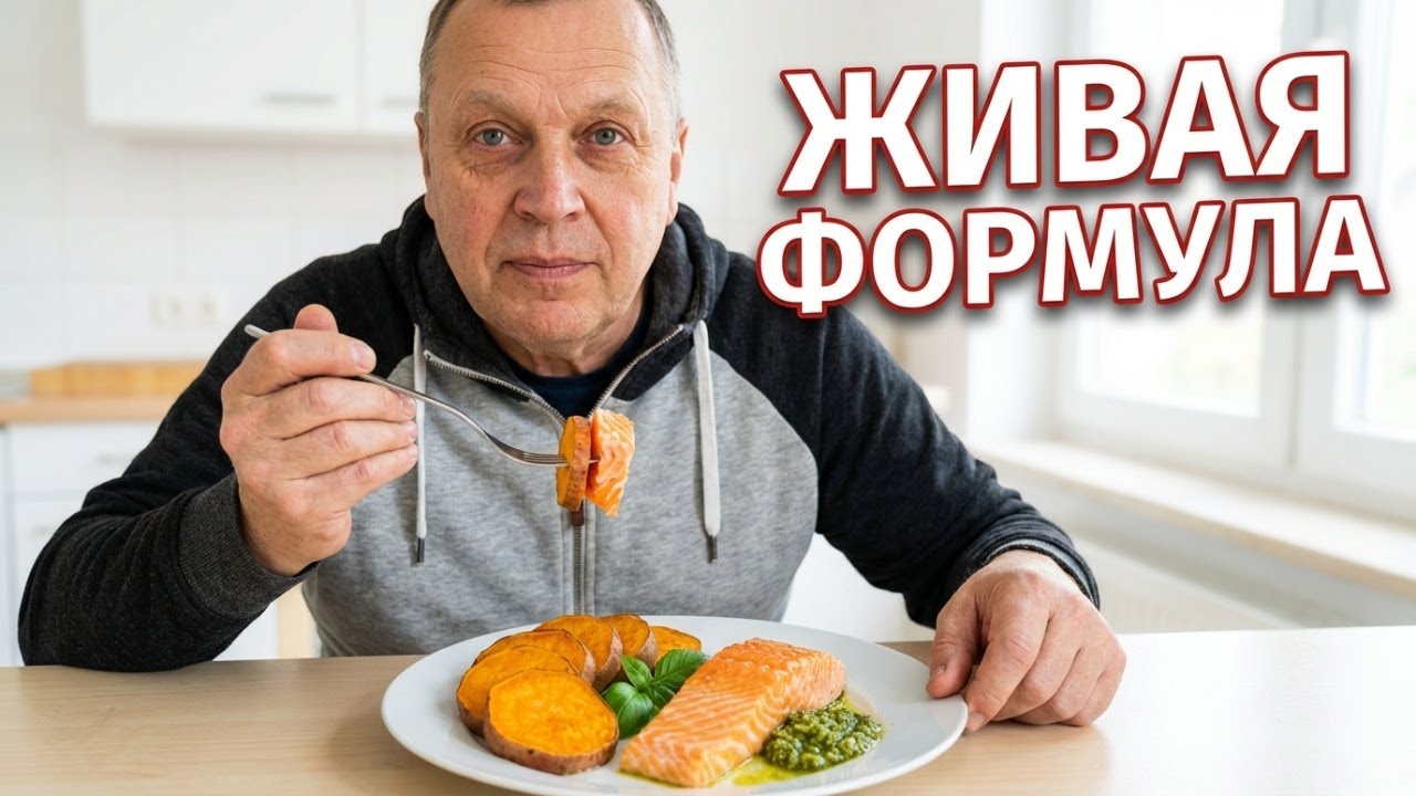 Живой обед: Батат, Рыба и Морская капуста это Формула пользы#рецепт #живая еда
