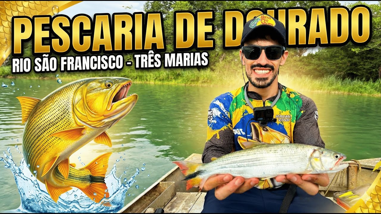 DOURADO EXPLODINDO NA SUPERFÍCIE! Pescaria em Três Marias (Muitos Ataques!)