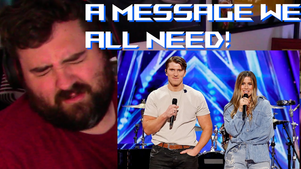 Singer reaction to The Reklaws on AGT 2024 singing emotional song for their mom