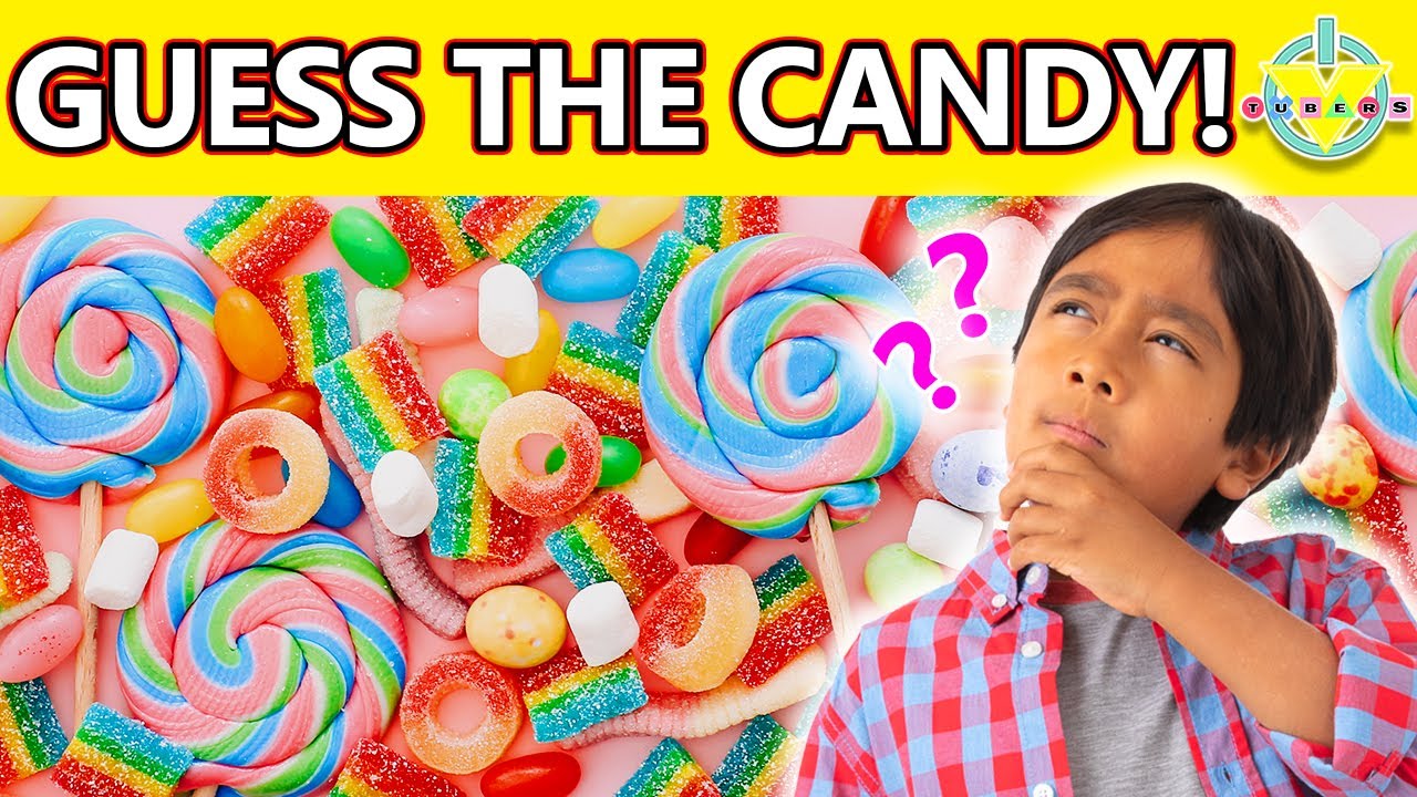 Can You Guess The Candy Challenge! Ryan VS Mom!!