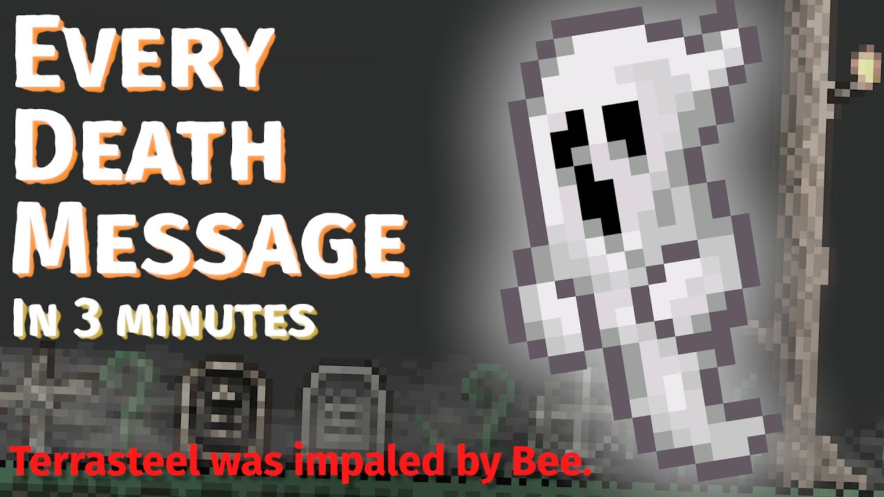Every Death Message in 3 Minutes - Terraria