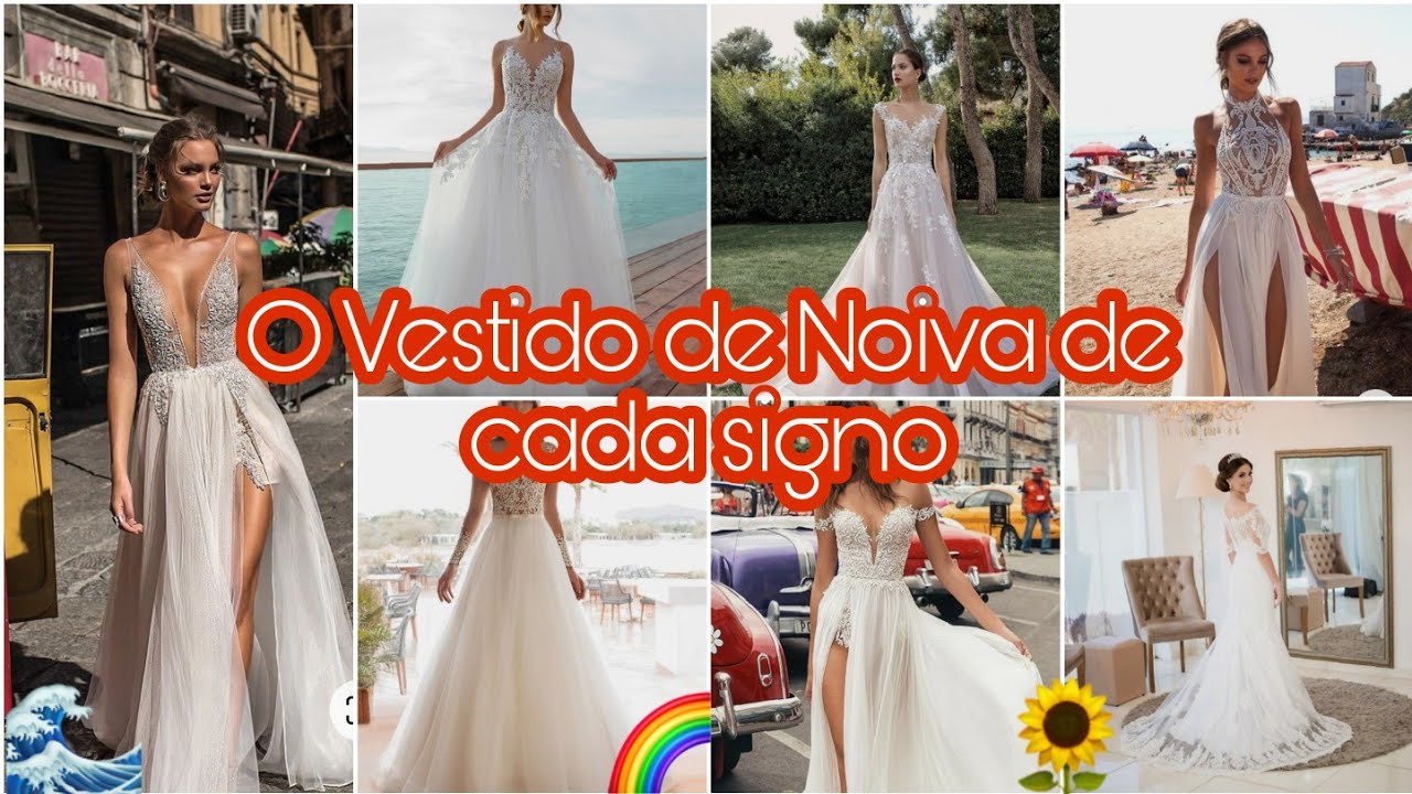 O VESTIDO DE NOIVA DE CADA SIGNO 2 - MUNDO DOS SIGNOS