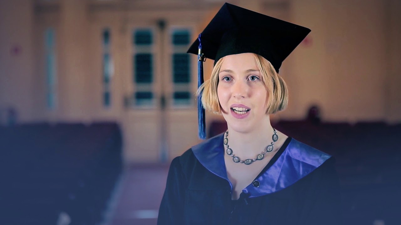 Victorine à la cérémonie de diplômes Warocqué