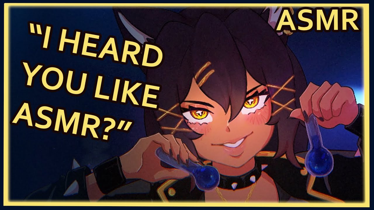 Punk Bully Catgirl Wants To Try Out ASMR | ASMR | [whispers] [assorted triggers] [ear cleaning]