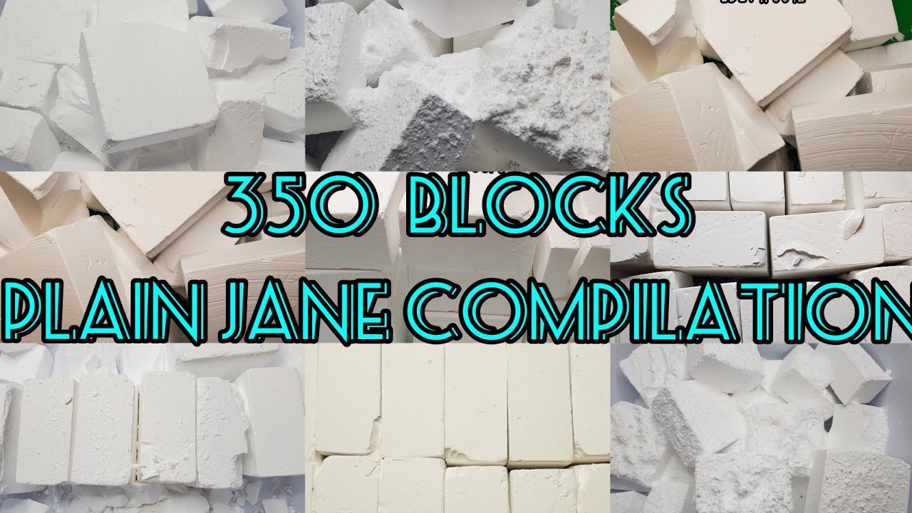350 + BLOCKS PLAIN JANE GYM CHALK EDITED COMPILATION CRUMBLE |SLEEP AID| -ASMR