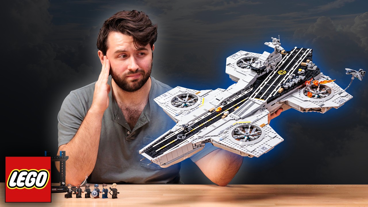 Обзор LEGO Marvel S.H.I.E.L.D. Helicarrier | Набор 76354