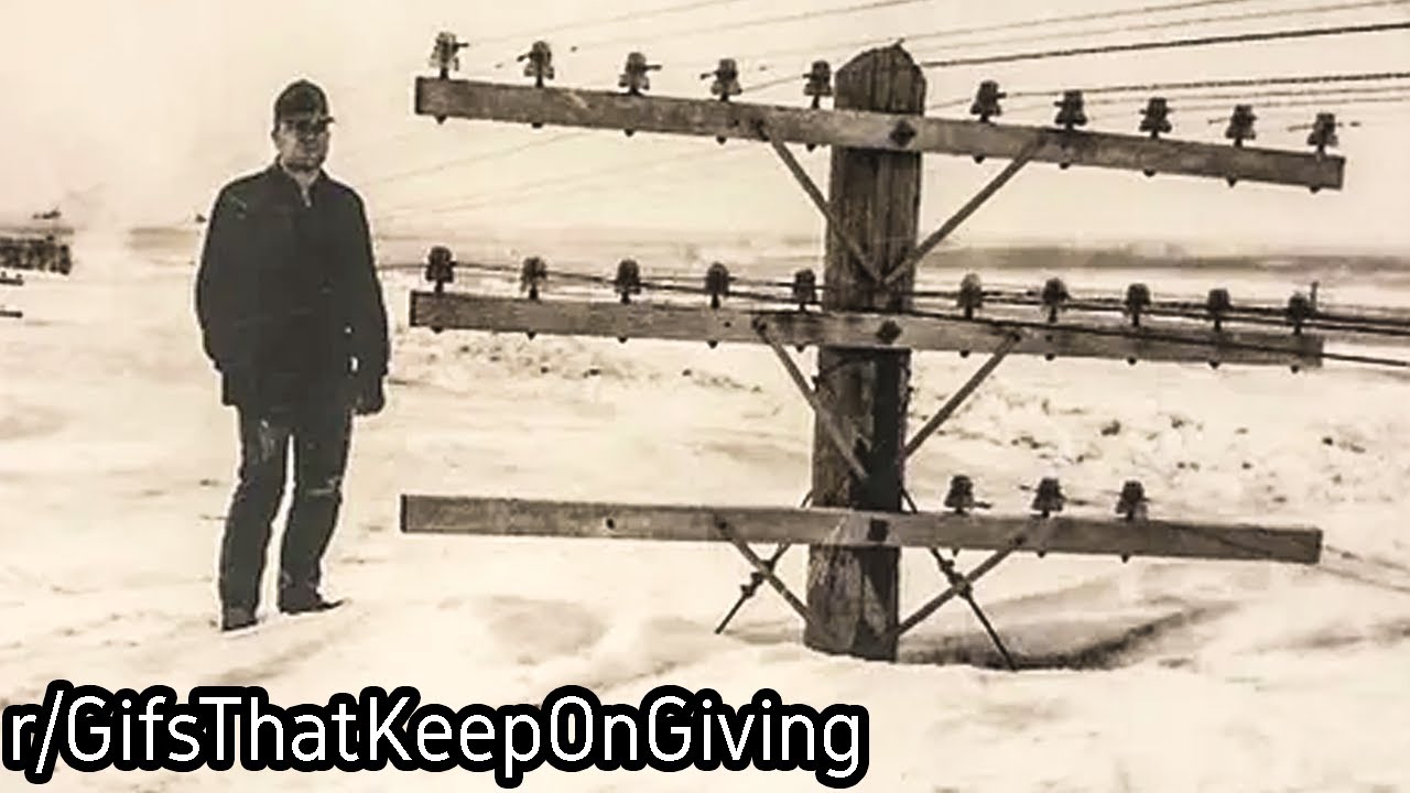r/GifsThatKeepOnGiving | Knee deep in the snow.
