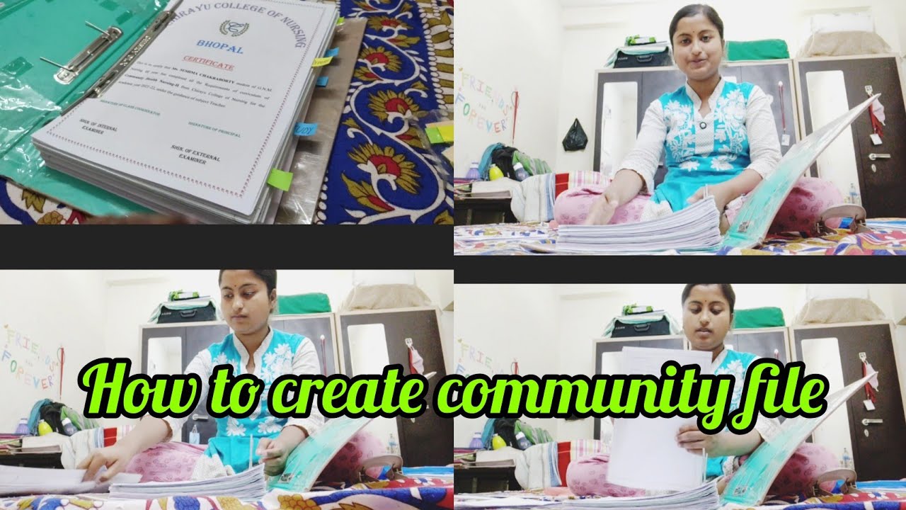 #How to create community file // GNM 3rd year student// Hostel Life vlog#