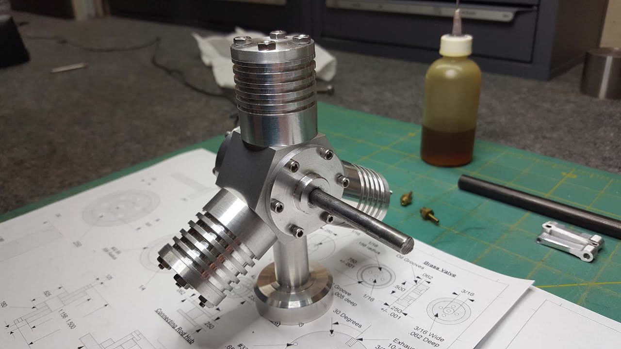 Elmer Verberg's Radial Engine Pt1