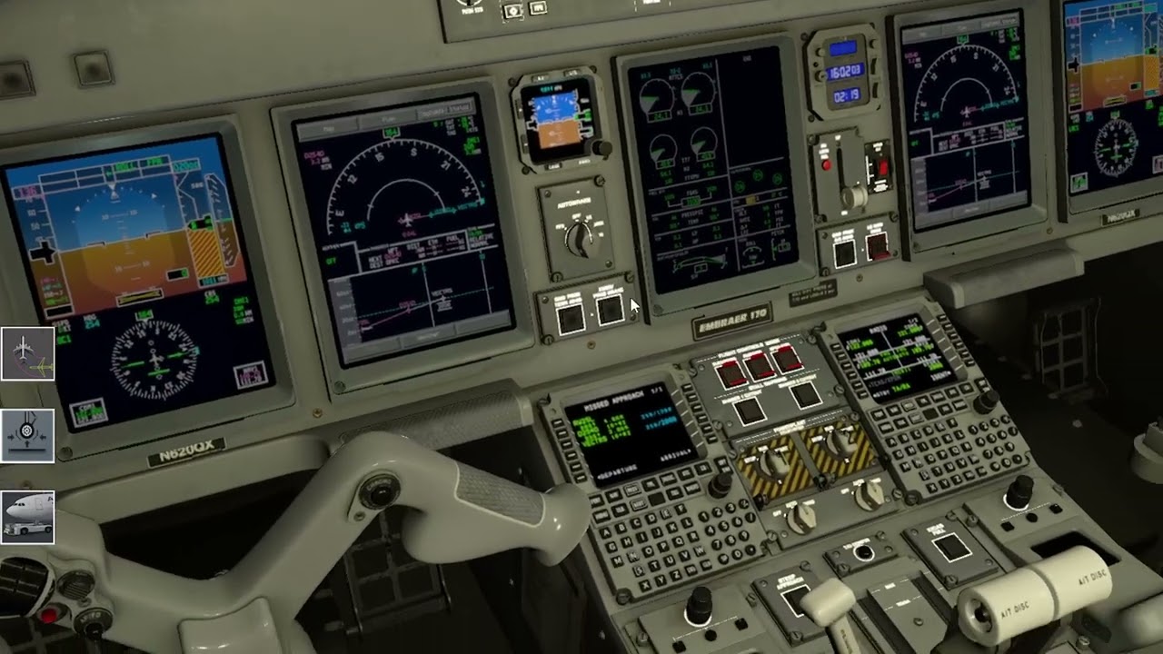 Xplane12 final stream recorded during my approach to Pakistan on IVAO with Embraer E170