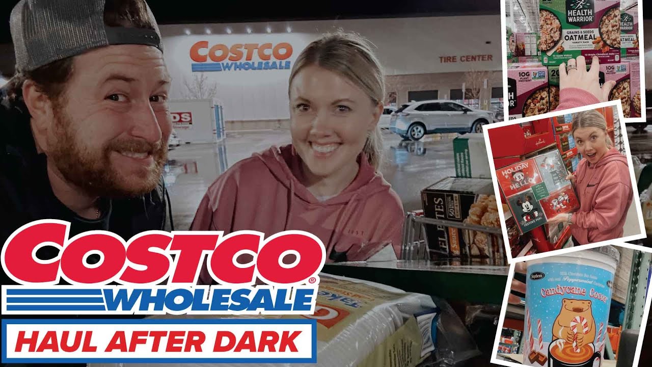 Christmas Shopping & Holiday Goodies at Costco // Costco December Haul After Dark 🌙