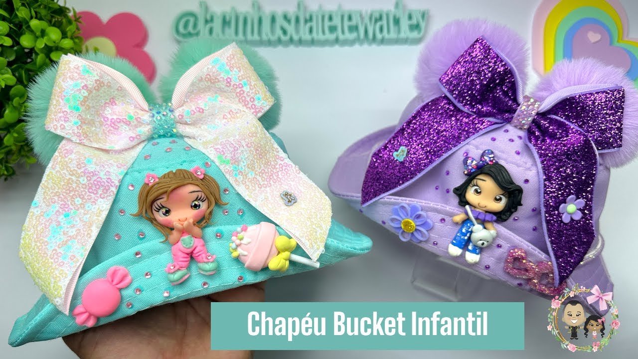 Chapéu Bucket Infantil Customizado. Dicas para iniciantes.